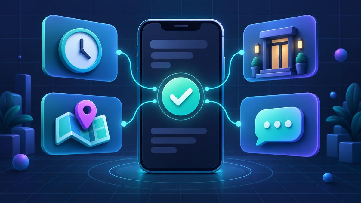 在Tato Talk消息中集中说明见面日期时间地点入口和联系方法